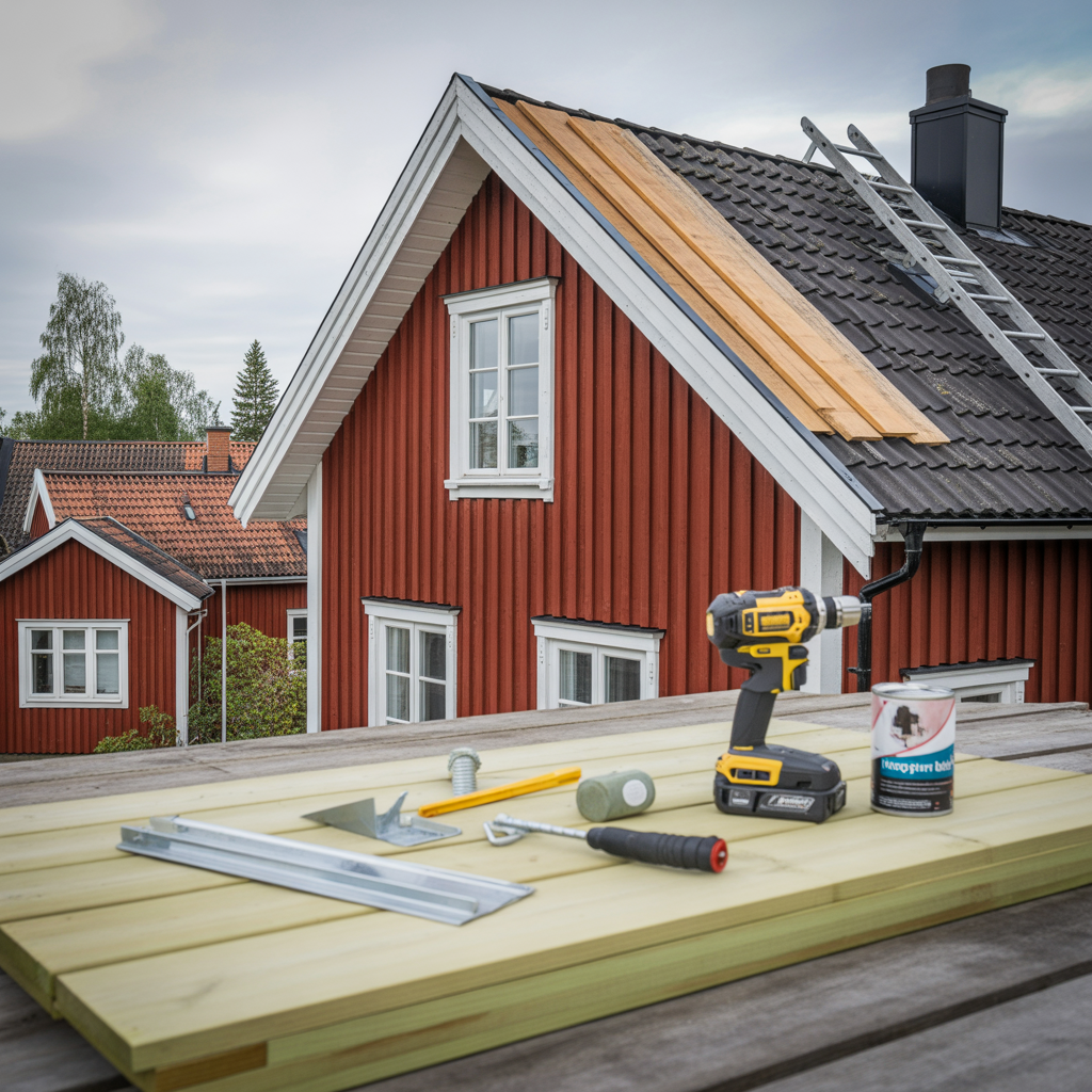 byte av vindskivor kostnad material och arbetsmoment