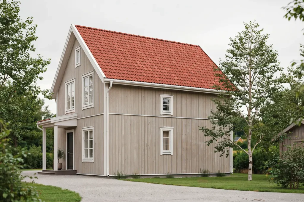renovering av tegeltak p fritidshus i rimbo norrt lje