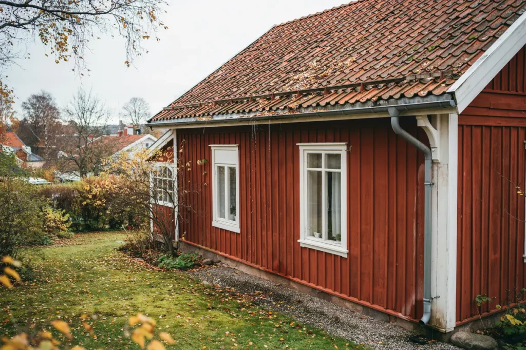 oktobers fuktiga dagar s skyddar du villataket mot h stl v stopp i r nnorna och on diga fuktskador